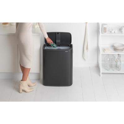 Brabantia Bo touch bin 60 liter matt black