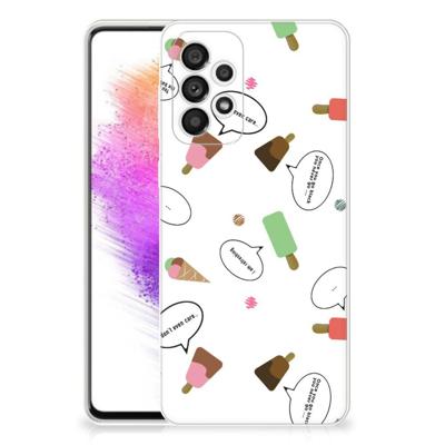 Samsung Galaxy A73 5G | Siliconen Case | IJsjes Samsung Galaxy A73 5G | Siliconen Case | IJsjes