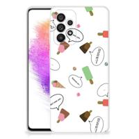 Samsung Galaxy A73 5G | Siliconen Case | IJsjes - thumbnail