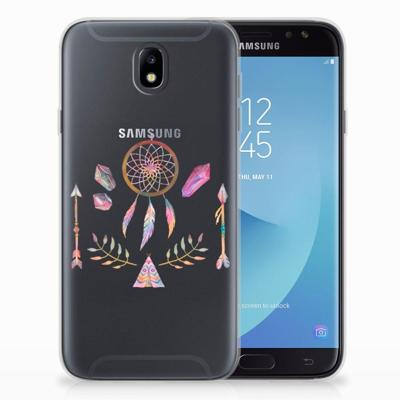 Samsung Galaxy J7 2017 | J7 Pro Telefoonhoesje met Naam Boho Dreamcatcher