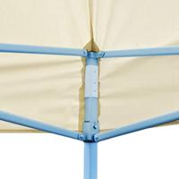 Partytent pop-up inklapbaar 3x6 m creme - thumbnail