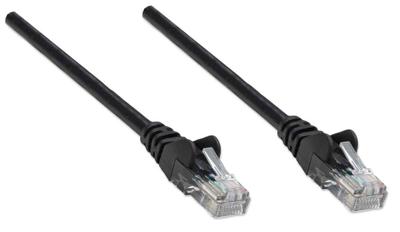 Intellinet 320764 RJ45 Netwerkkabel, patchkabel CAT 5e U/UTP 3.00 m Zwart 1 stuk(s)