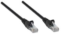 Intellinet 320764 RJ45 Netwerkkabel, patchkabel CAT 5e U/UTP 3.00 m Zwart 1 stuk(s) - thumbnail