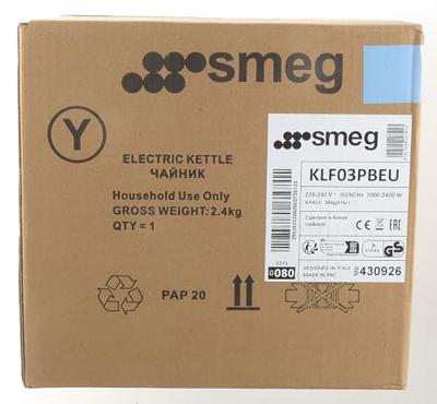 Smeg KLF03PBEU retro 50&apos;s style waterkoker, pastelblauw - thumbnail