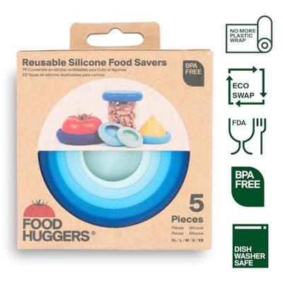 Food Huggers Foodhuggers - ice blue - 5 stuks - thumbnail