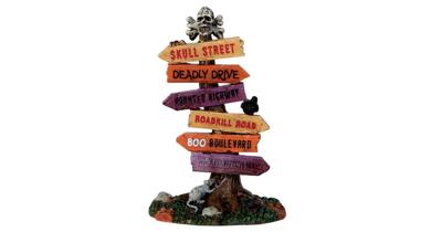 Kerstfiguur Scary road signs Lemax - Lemax