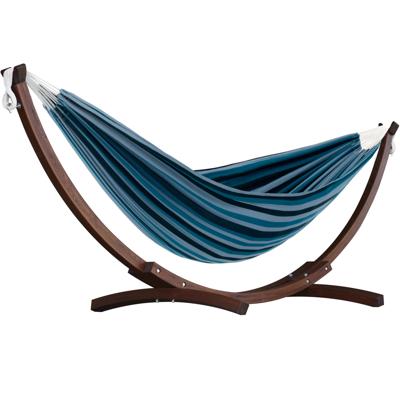 Vivere C8SPCT-34 hangmat Framehangmat Katoen, Grenenhout Blauw Vivere C8SPCT-34 hangmat Framehangmat Katoen, Grenenhout Blauw