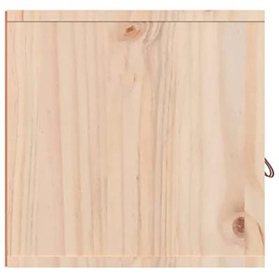 Wandkast 60x30x30 cm massief grenenhout
