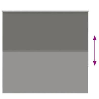 Rolgordijn verduisterend 165x150 cm stofbreedte 161,6 cm grijs