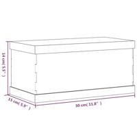VidaXL Vitrine transparant 30x15x14 cm acryl - thumbnail