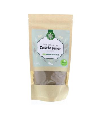 Zwarte peper gemalen