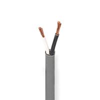 Speaker-Kabel | 2x 2.50 mm² | Koper | 100.0 m | Rond | PVC | Donkergrijs | Rol - thumbnail