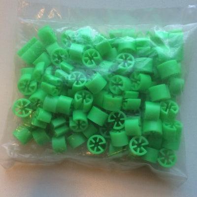 Minimarker onbedrukt licht groen 100stuk