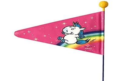 BIKE FASHION Safety flag einhorn
