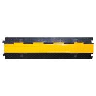 Walther Werke Kabelbrug 39870020 Rubber Zwart, Geel Aantal kanalen: 2 1000 mm Inhoud: 1 m - thumbnail