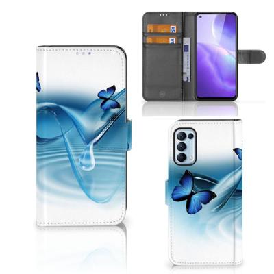 OPPO Find X3 Lite | Telefoonhoesje | Met pasjeshouder | Vlinders OPPO Find X3 Lite | Telefoonhoesje | Met pasjeshouder | Vlinders