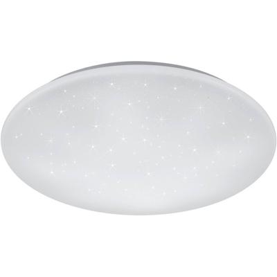 LED Plafondlamp - Trion Ster - 27W - Aanpasbare Kleur - Dimbaar - Afstandsbediening - Sterlicht - Rond - Mat Wit - Kunststof