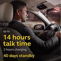 Jabra Freeway Bluetooth Carkit Autospeaker – Sterk Ruisonderdrukkende Microfoon en Speaker met Stembesturing om te Bellen, Muziek te Streamen en voor de gps – Zwart - thumbnail