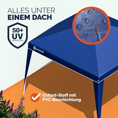 Vouwbare Partytent Capri 3x3m Donkerblauw