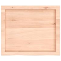 Wandschap 60x50x6 cm onbehandeld massief eikenhout - thumbnail