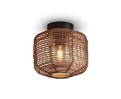 GOOD&MOJO Plafondlamp 'Tanami' Rotan, 25cm, kleur Naturel