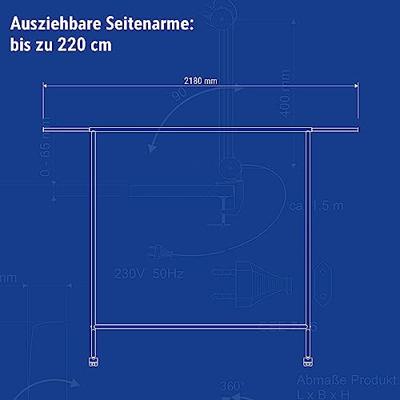 MAUL kledingrek Limbo metaal, 4 geremde wielen, hg156xbr151(220)x50cm, tot 30kg, zwart RAL9004 MAUL kledingrek Limbo metaal, 4 geremde wielen, hg156xbr151(220)x50cm, tot 30kg, zwart RAL9004