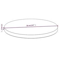 Tafelblad 50x2,5 cm bamboe - thumbnail