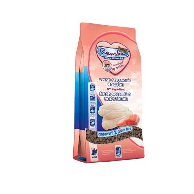 Renske Maxi Graanvrij Super Premium vers bereid oceaanvis en zalm kattenvoer 1,5 kg