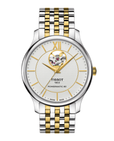 Horlogeband Tissot T0639072203800A / T063907 / T605036736 Roestvrij staal (RVS) Bi-Color - thumbnail