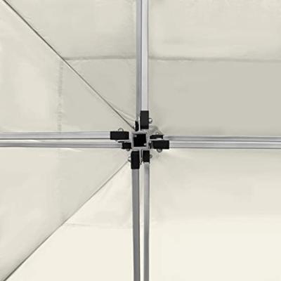 VidaXL Partytent professioneel inklapbaar 4,5x3 m aluminium crème