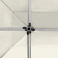 Partytent professioneel inklapbaar 4,5x3 m aluminium crme - thumbnail