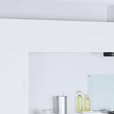 Hangkast met opslag 2 pcs Wit 40 x 31 x 40 cm Bewerkt hout