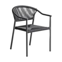 Kave Home Livadia tuinstoel Grafiet - thumbnail