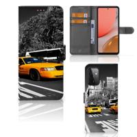 Samsung Galaxy A72 | Flip Cover | New York Taxi - thumbnail