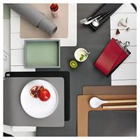 ASA Selection Placemat - Leather Optic Fine - Stone - 46 x 33 cm - thumbnail