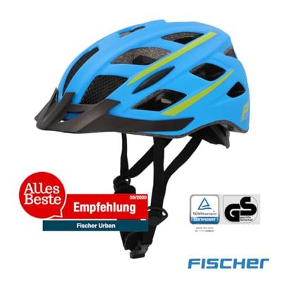 FISCHER FAHRRAD Urban Montis Fietshelm Blauw Confectiemaat: L/XL Hoofdomvang: 58-61 cm FISCHER FAHRRAD Urban Montis Fietshelm Blauw Confectiemaat: L/XL Hoofdomvang: 58-61 cm