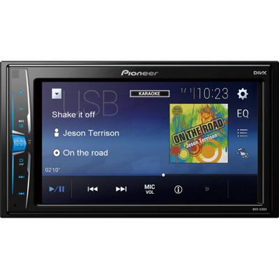 Pioneer MVH-A100V Multimedia-display, zwart
