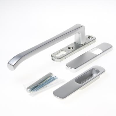 Hs-greep z/pc-gat met kom lang zilver (f1) dd