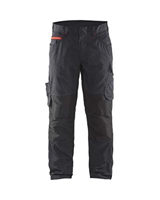 Blåkläder Service werkbroek met stretch zonder spijkerzakken 14951330 | Zwart/Rood | Maat 48 - 7330509544594 Blåkläder Service werkbroek met stretch zonder spijkerzakken 14951330 | Zwart/Rood | Maat 48 - 7330509544594