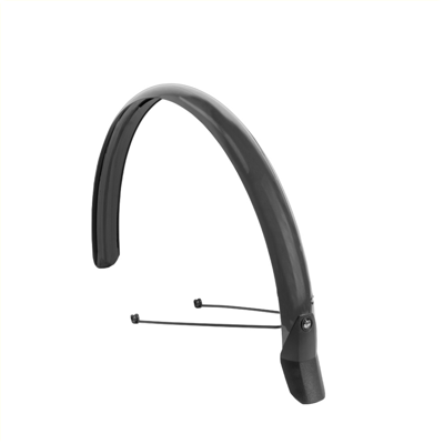 Eurofender Spatbord achter 28 euro/lampo kunststof mat zwart 58mm
