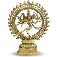 Beeld van dansende Natraj - Double Ring (29x 20 cm) - thumbnail