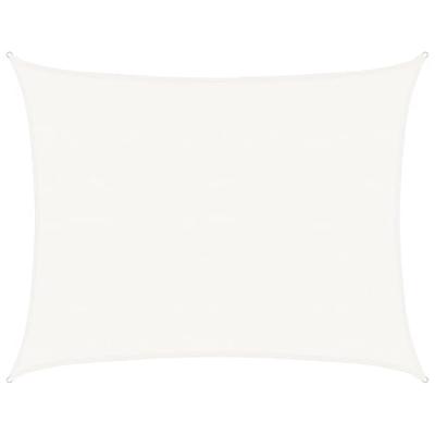 VidaXL Zonnezeil 160 g/m² 6x8 m hdpe wit