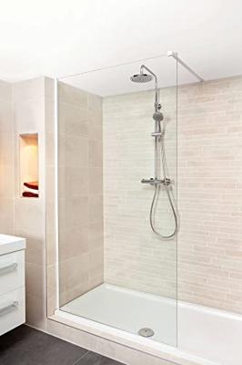 Saqu Modulo inloopdouche incl. antikalk 80x210cm chroom