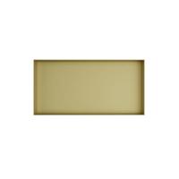 Hotbath &MORE Inbouwnis 30x60x10cm frameless Geborsteld Messing PVD - thumbnail