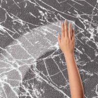 Tapeso Wasbaar vloerkleed Marmer - Chloé grijs|wit - 240x340 cm - thumbnail