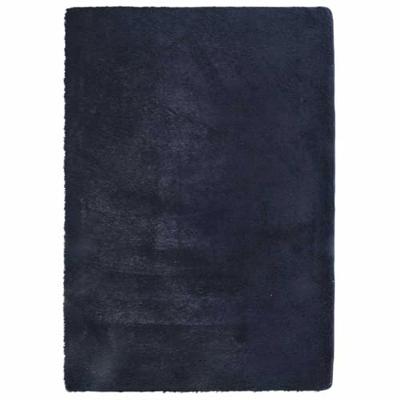 Hoogpolig vloerkleed NAVARRA 240x340 cm polyester marineblauw