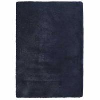 Hoogpolig vloerkleed NAVARRA 240x340 cm polyester marineblauw - thumbnail