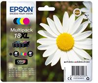 Epson PACK T1816XL 4 multpack inktcartridge (zwart+kleur) - thumbnail