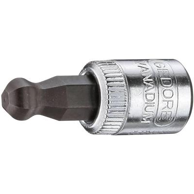 Gedore IN 20 K 6 2219468 Inbus Schroevendraaierdop Kogelkop 6 mm 1 1/4 6 mm 1/4 (6,3 mm)