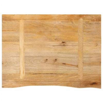 Tafelblad met natuurlijke rand 90x60x3,8 cm massief mangohout